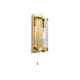 Bowlish Brushed Brass Bathroom Wall Light